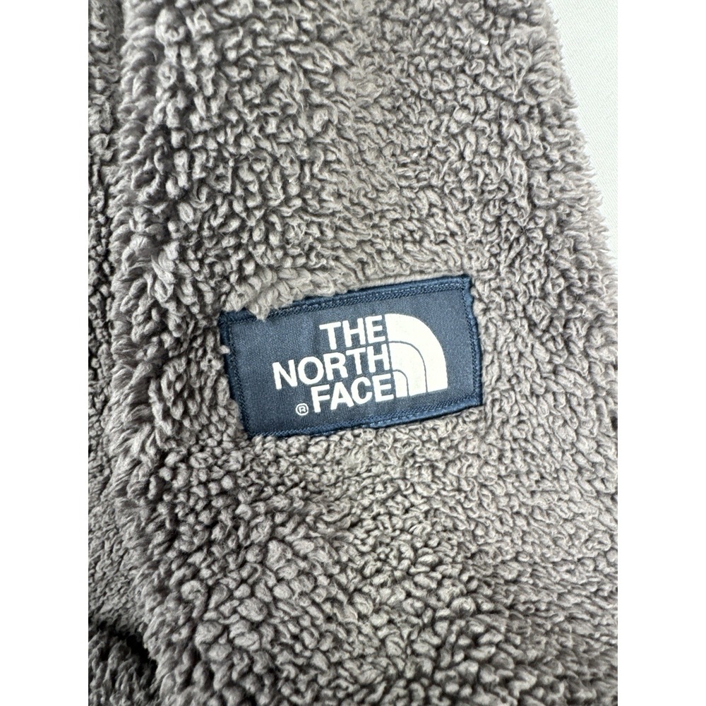 The North Face Sherpa Fleece Hoodie Jacket Women's Large Gray Lavender Full Zip - Picture 5 of 14